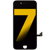 Replacement LCD Assembly With Steel Plate Compatible with Apple iPhone 7 (Refurbished) (Black)