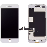 Replacement LCD Assembly With Steel Plate Compatible with Apple iPhone 8 Plus (Aftermarket Pro: XO7 Incell) (White)