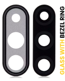 Replacement Back Camera Lens With Bezel Ring Compatible with Huawei P30 Lite (Midnight Black) (4GB RAM)