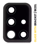 Replacement Back Camera Lens With Bracket / Bezel Compatible with Samsung Galaxy A51 5G (A516 / 2020)