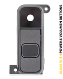 Replacement Back Camera Lens With Power & Volume Buttons Compatible with LG Stylo 2