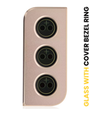 Replacement Back Camera Lens With Cover Bezel Ring Compatible with Samsung Galaxy S21 5G (Gold)