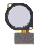Replacement Home Button With Flex Compatible with Huawei P30 Lite (White)