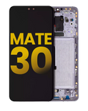 Replacement LCD Assembly With Frame Compatible with Huawei Mate 30 (Refurbished) (Silver)