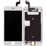 Replacement LCD Assembly With Steel Plate Compatible with Apple iPhone 6S (Aftermarket: AQ7) (White)