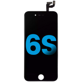 Replacement LCD Assembly With Steel Plate Compatible with Apple iPhone 6S (Aftermarket: AQ7) (Black)