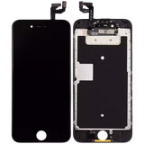 Replacement LCD Assembly With Steel Plate Compatible with Apple iPhone 6S (Aftermarket: AQ7) (Black)