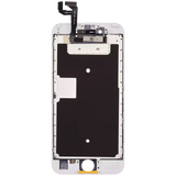 Replacement LCD Assembly With Steel Plate Compatible with Apple iPhone 6S (Aftermarket) (White)