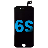 Replacement LCD Assembly With Steel Plate Compatible with Apple iPhone 6S (Aftermarket) (Black)