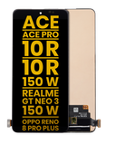 Replacement OLED Assembly Without Frame Compatible with OnePlus Ace / Ace Pro / 10R / 10R 150W/ Realme GT Neo 3 / Realme GT Neo 3 150W / Oppo Reno8 Pro Plus (Refurbished) (All Colors)