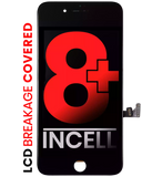 Replacement LCD Assembly With Steel Plate Compatible with Apple iPhone 8 Plus (Aftermarket Pro: XO7 Incell) (Black)