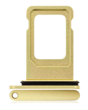 Replacement Single Sim Card Tray Compatible with Apple iPhone 11 (Yellow)