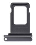 Replacement Single Sim Card Tray Compatible with Apple iPhone 11 (Black)