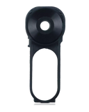 Replacement Back Camera Lens With Button Frame Compatible with LG V10 (Black)