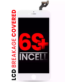 Replacement LCD Assembly With Steel Plate Compatible with Apple iPhone 6S Plus (Aftermarket Pro: XO7 Incell) (White)