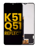 Replacement LCD Assembly Without Frame Compatible with LG K51 / Q51 / Reflect (Refurbished) (All Colors)