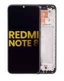Replacement LCD Assembly With Frame Compatible with Xiaomi Redmi Note 8 (Refurbished) (Space Black)