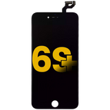 Replacement LCD Assembly With Steel Plate Compatible with Apple iPhone 6S Plus (Refurbished) (Black)