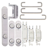 Replacement Hard Buttons (Power / Volume / Switch) Compatible with Apple iPhone 11 Pro / 11 Pro Max (Silver)