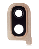 Replacement Back Camera Glass Lens And Cover Bezel Compatible with Samsung Galaxy A40 (A405 / 2019) (Coral)