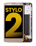Replacement LCD Assembly With Frame Compatible with LG G Stylo 2 (Refurbished) (Gold)