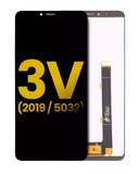 Replacement LCD Assembly Without Frame Compatible with Alcatel 3V (5032 / 2019) (Refurbished) (Elegant Black)