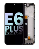 Replacement LCD Assembly With Frame Compatible with Motorola Moto E6 Plus (XT2025 / 2019) (Genuine OEM) (Black)