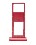 Replacement Single Sim Card Tray Compatible with Samsung Galaxy A02S (A025 / 2020) (Red)