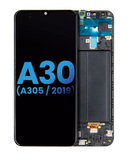 Replacement LCD Assembly With Frame Compatible with Samsung Galaxy A30 (A305 / 2019) (Aftermarket: Incell) (All Colors)