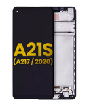 Replacement LCD Assembly With Frame Compatible with Samsung Galaxy A21s (A217 / 2020) (Refurbished) (All Colors)