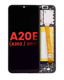 Replacement LCD Assembly With Frame Compatible with Samsung Galaxy A20e (A202 / 2019) (Aftermarket Plus) (All Colors)