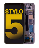 Replacement LCD Assembly With Frame Compatible with LG Stylo 5 (Refurbished) (Blonde Rose)