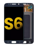 Replacement OLED Assembly Without Frame Compatible with Samsung Galaxy S6 (Refurbished) (Black Sapphire)
