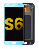 Replacement OLED Assembly Without Frame Compatible with Samsung Galaxy S6 (Refurbished) (Blue Topaz)
