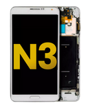 Replacement OLED Assembly With Frame Compatible with Samsung Galaxy Note 3 (Refurbished) (AT&T / T-Mobile) (White)