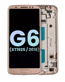Replacement LCD Assembly With Frame Compatible with Motorola Moto G6 (XT1925 / 2018) (Genuine OEM) (Oyster Blush)