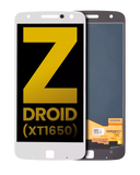Replacement LCD Assembly Without Frame Compatible with Motorola Moto Z / Moto Z Droid (XT1650-01 / 2016) (Refurbished) (White)