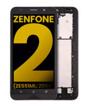 Replacement LCD Assembly With Frame Compatible with Asus ZenFone 2 5.5" (ZE551ML: Z00A) (Black)