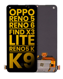 Replacement OLED Assembly Without Frame Compatible with OPPO Reno 5 / Reno 6 / Find X3 Lite / Reno5 K / K9 (Refurbished) (All Colors)