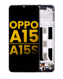 Replacement LCD Assembly With Frame Compatible with OPPO A15 / A15S (Refurbished) (All Colors)