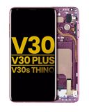 Replacement OLED Assembly With Frame Compatible with LG V30 / V30 Plus / V30S ThinQ (Refurbished) (Raspberry Rose)