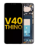 Replacement OLED Assembly With Frame Compatible with LG V40 ThinQ (Refurbished) (Platinum Gray)