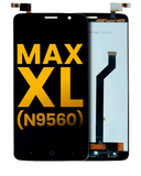 Replacement LCD Assembly Without Frame Compatible with ZTE Max XL (N9560) (Refurbished) (Black)