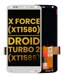 Replacement LCD Assembly Without Frame Compatible with Motorola Moto X Force (XT1580 / 2015) / Droid Turbo 2 (XT1585 / 2015) (Refurbished) (White)
