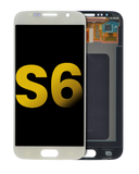Replacement OLED Assembly Without Frame Compatible with Samsung Galaxy S6 (Refurbished) (White Pearl)