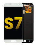 Replacement OLED Assembly Without Frame Compatible with Samsung Galaxy S7 (Refurbished) (White Pearl)
