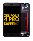 Replacement LCD Assembly With Frame Compatible with Asus ZenFone 4 Pro (ZS551KL / 2017) (Refurbished) (Black)