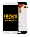 Replacement LCD Assembly Without Frame Compatible with Asus ZenFone 4 Max Pro / ZenFone 4 Max Plus (ZC554KL / 2017) (Refurbished) (White)