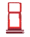 Replacement Sim Card Tray Compatible with Huawei Y9S (Red)