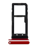 Replacement Sim Card Tray Compatible with HTC U11 Plus (Red)